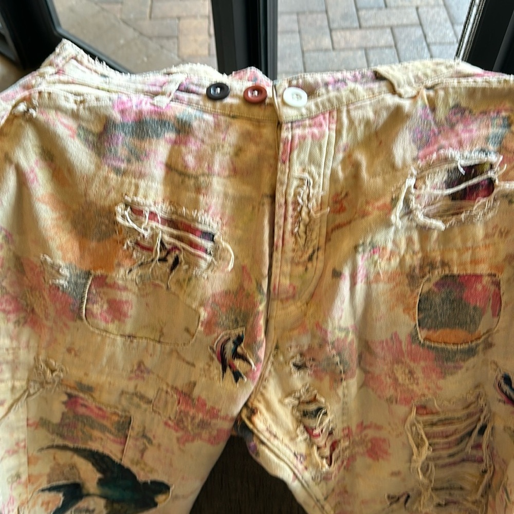 Magnolia pearl Bobby embroidered trouser